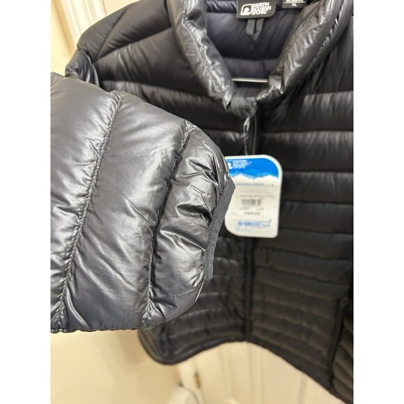 EMS Women's Down Jacket 800fp Black Icarus NWT Eastern Mountain Sports Packable - Picture 6 of 14